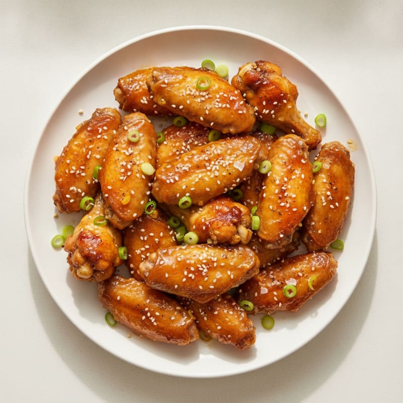 Honey-Garlic Glazed Chicken Wings