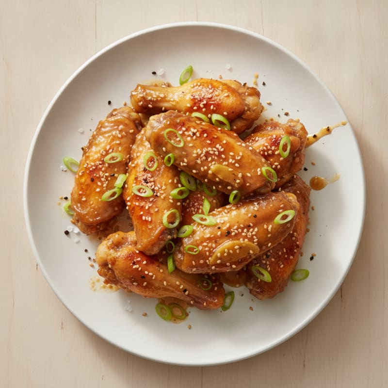Honey-Garlic Glazed Chicken Wings