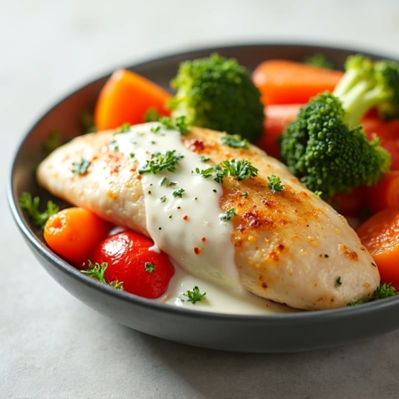 Creamy Chicken and Vegetable Bake