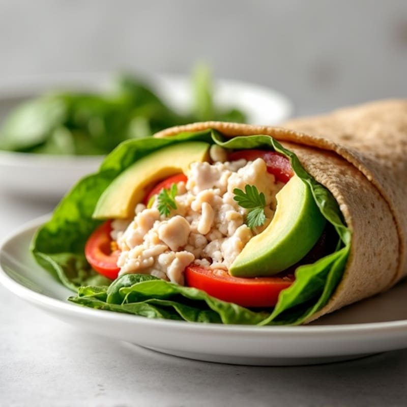 Fresh Turkey and Creamy Avocado Wrap