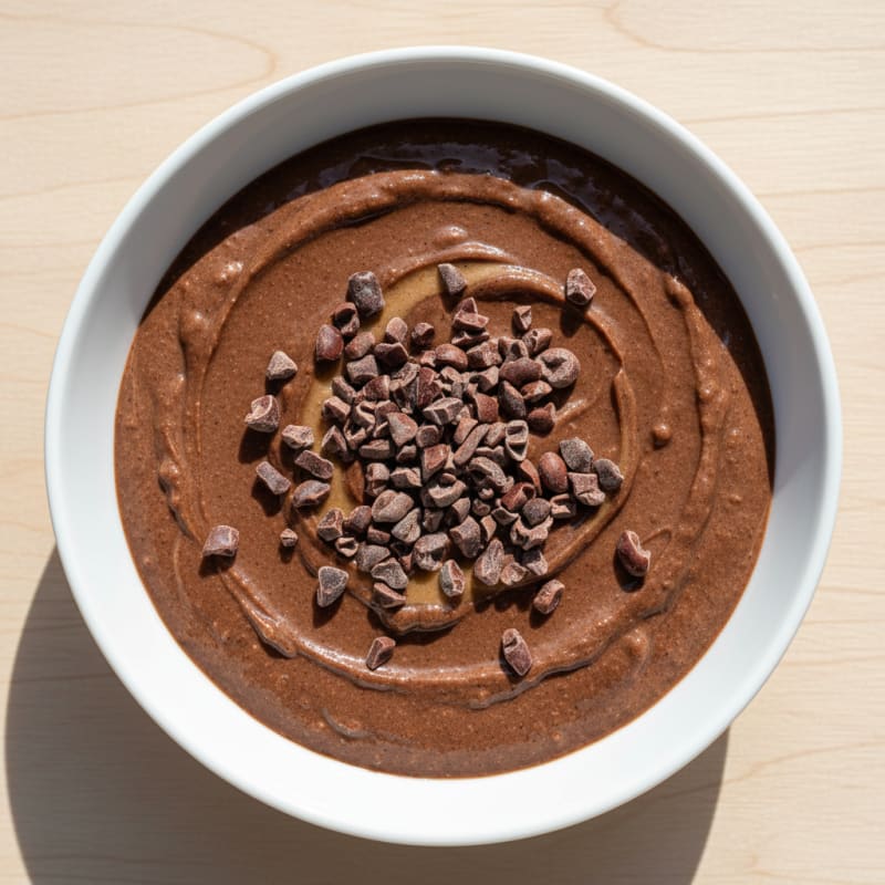 Silky Chocolate Protein Pudding with Greek Yogurt