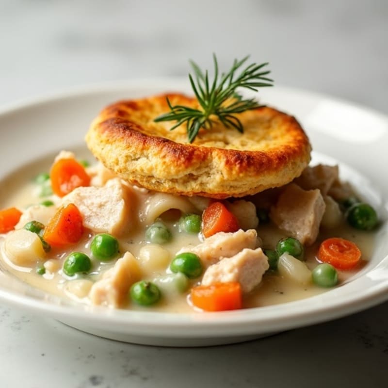 Creamy Herb-Roasted Turkey Pot Pie