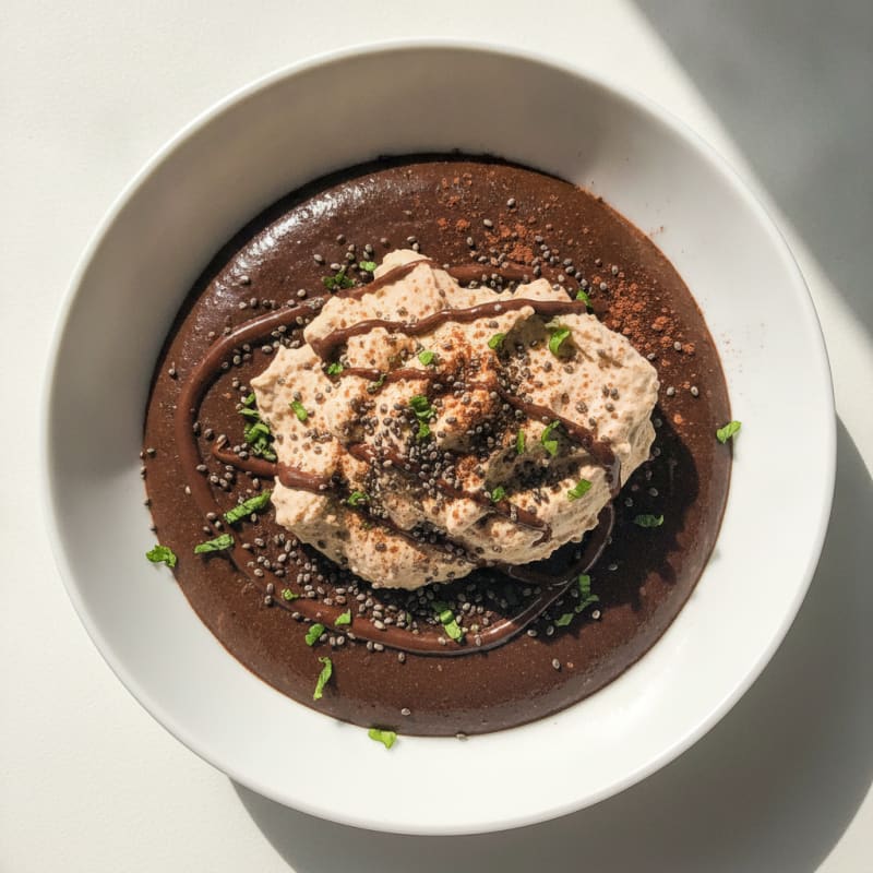 Silky Chocolate Protein Pudding
