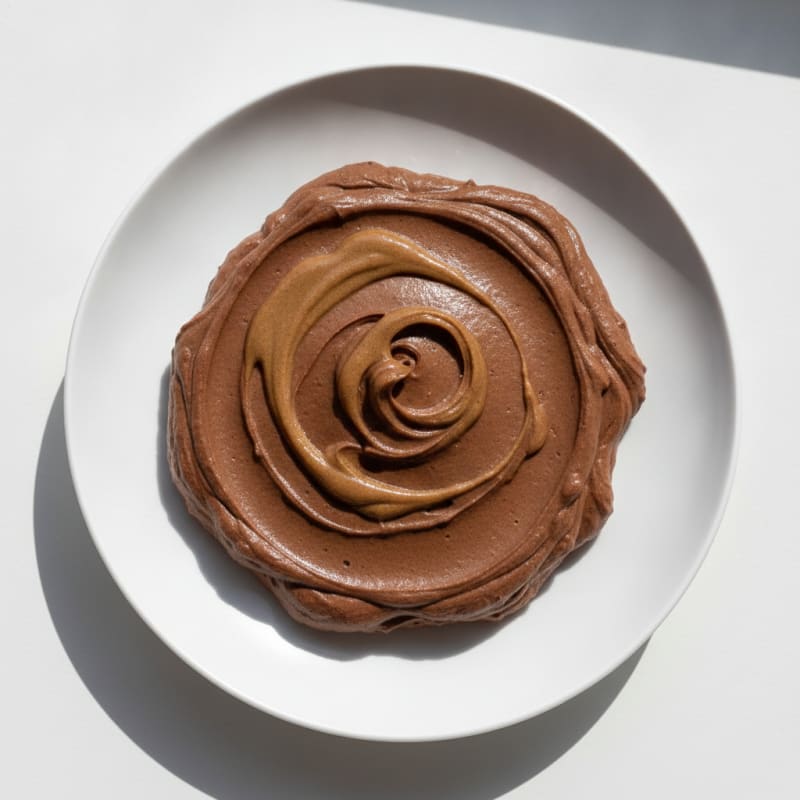 Silky Chocolate Protein Pudding with Almond Butter Swirl