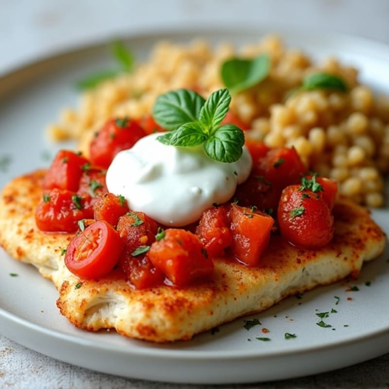 Pan-Seared Chicken with Creamy Spiced Tomato Sauce