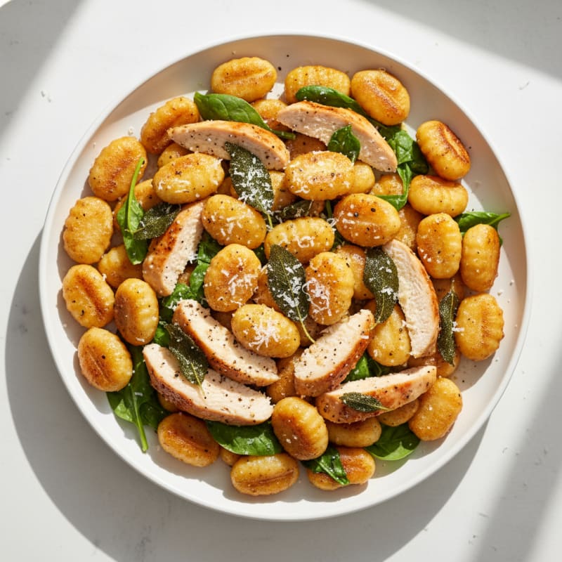 Creamy Ricotta Gnocchi with Sage Butter