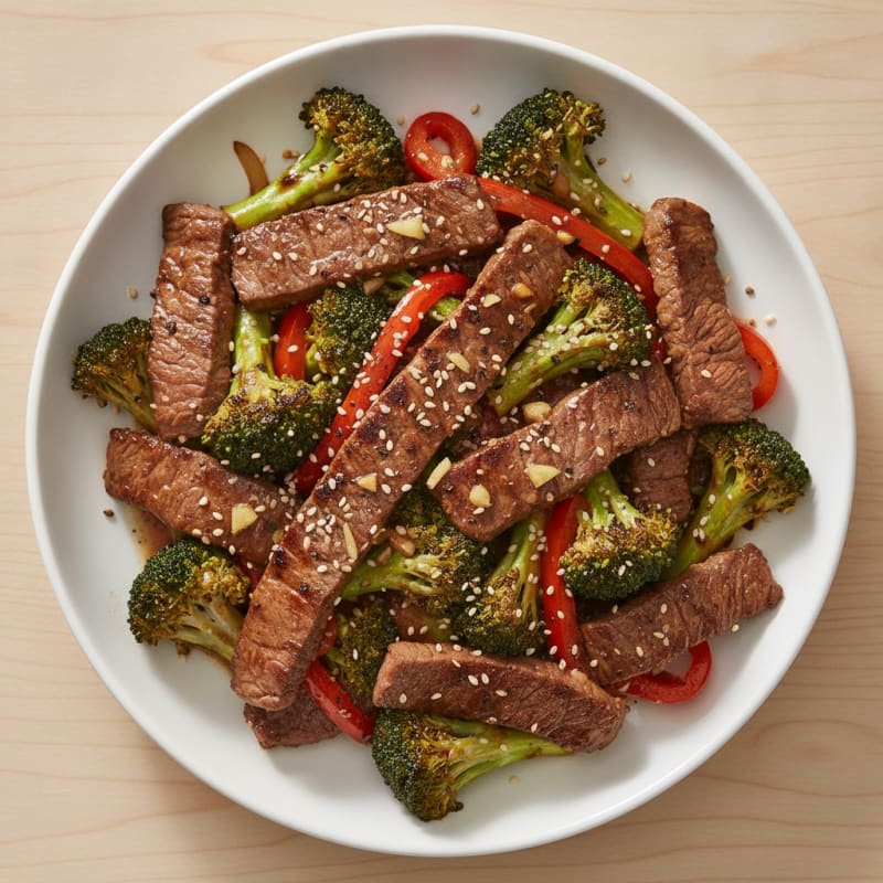 Sesame Beef and Broccoli Stir-Fry