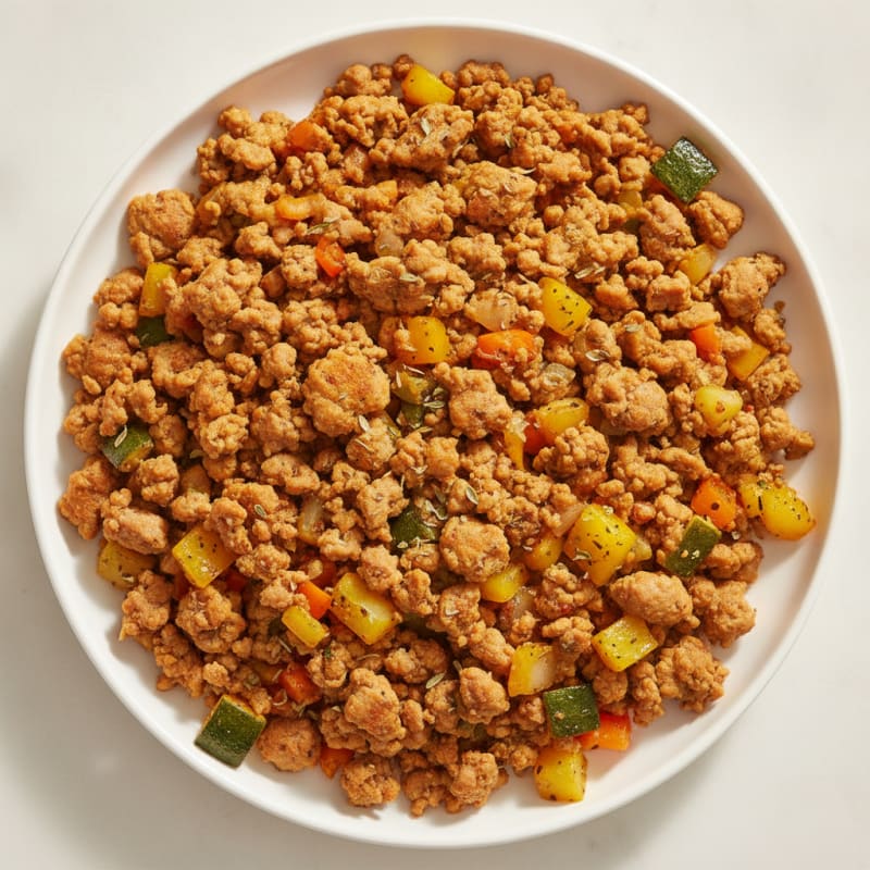 Savory Ground Turkey Skillet