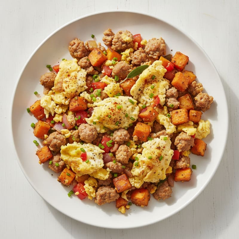 Savory Sausage and Egg Hash