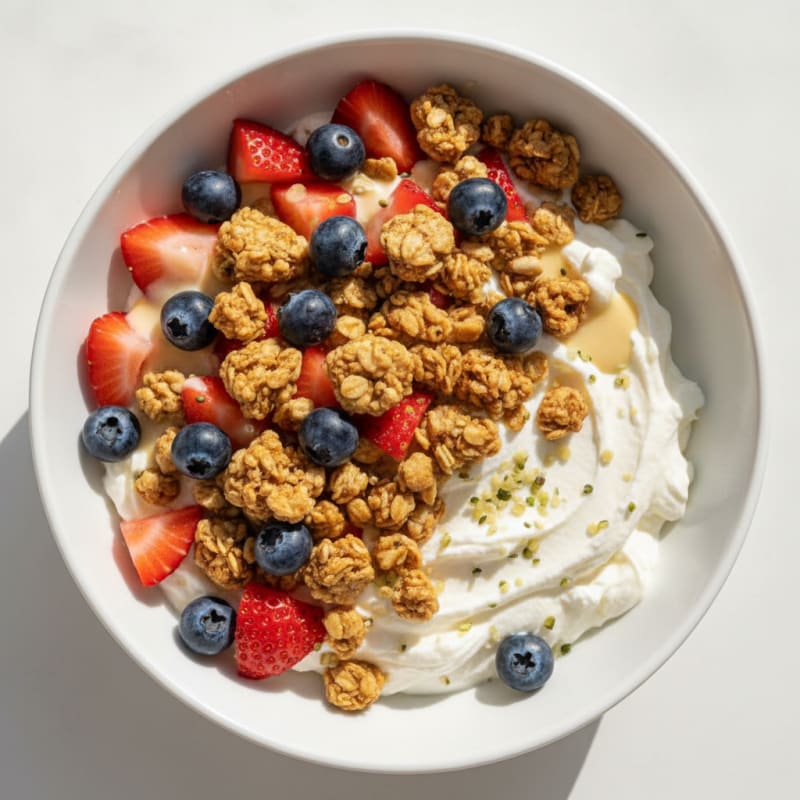 Skyr Bowl with Berries and Nut Granola