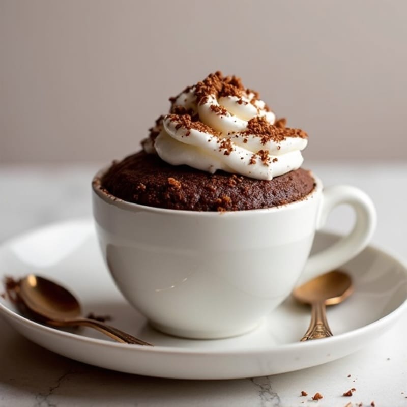 High-Protein Chocolate Fudge Mug Cake