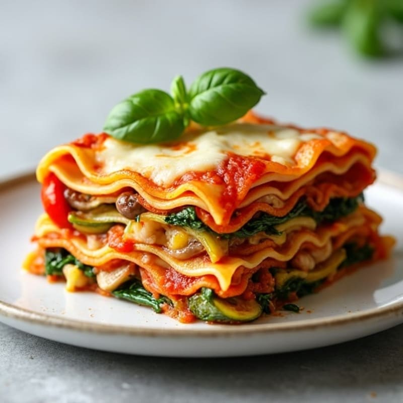 Healthy Layered Vegetable Lasagna