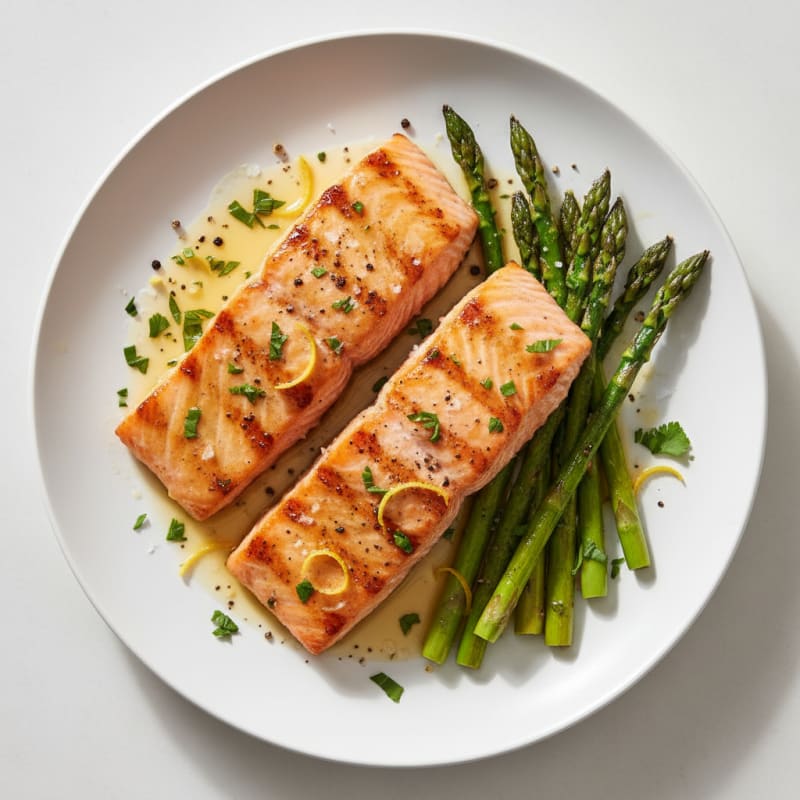 Golden Lemon-Herb Grilled Salmon