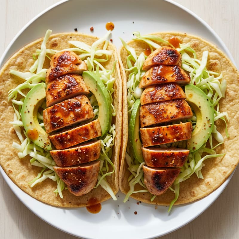 Smoky Chili-Lime Chicken Tacos