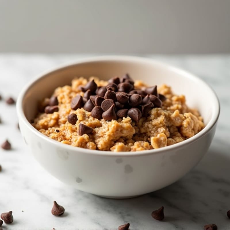 Creamy Chocolate Chip Protein Baked Oats