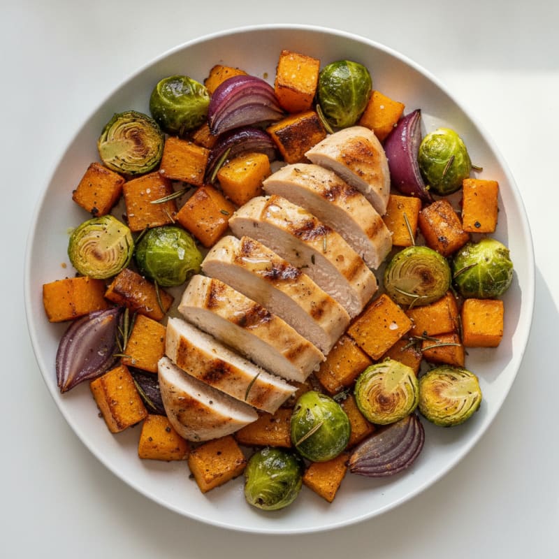 Chicken and Roasted Vegetable Medley