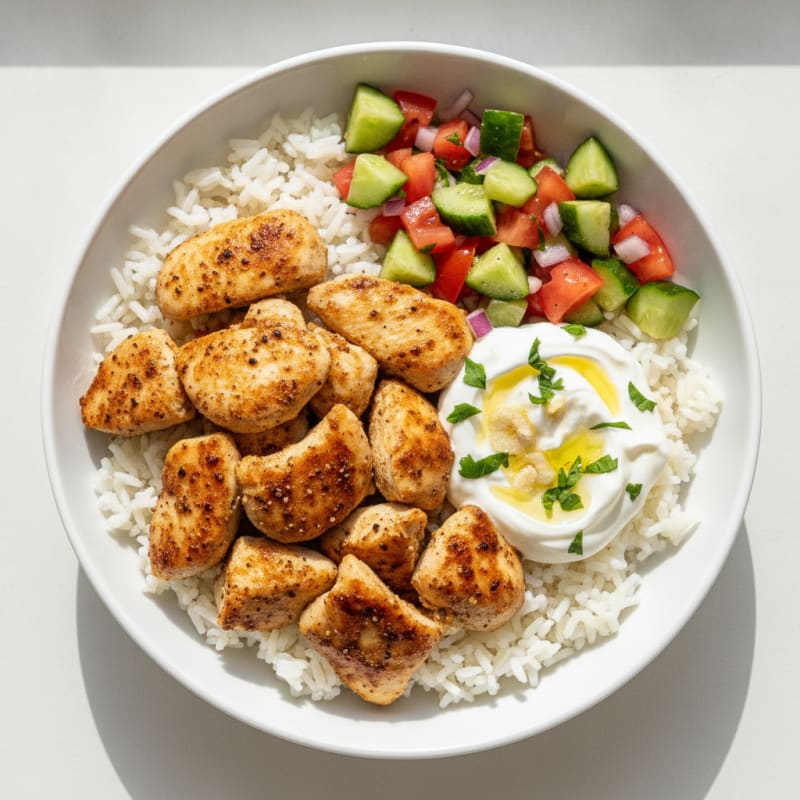 Chicken Shawarma Rice Bowl