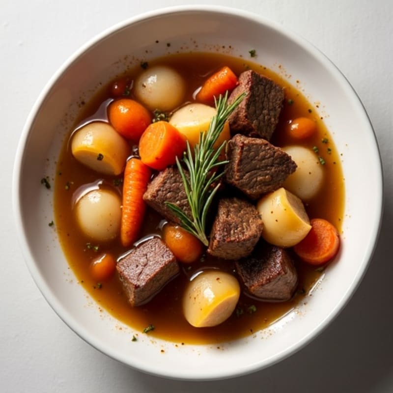 Lean Beef Stew with Root Vegetables