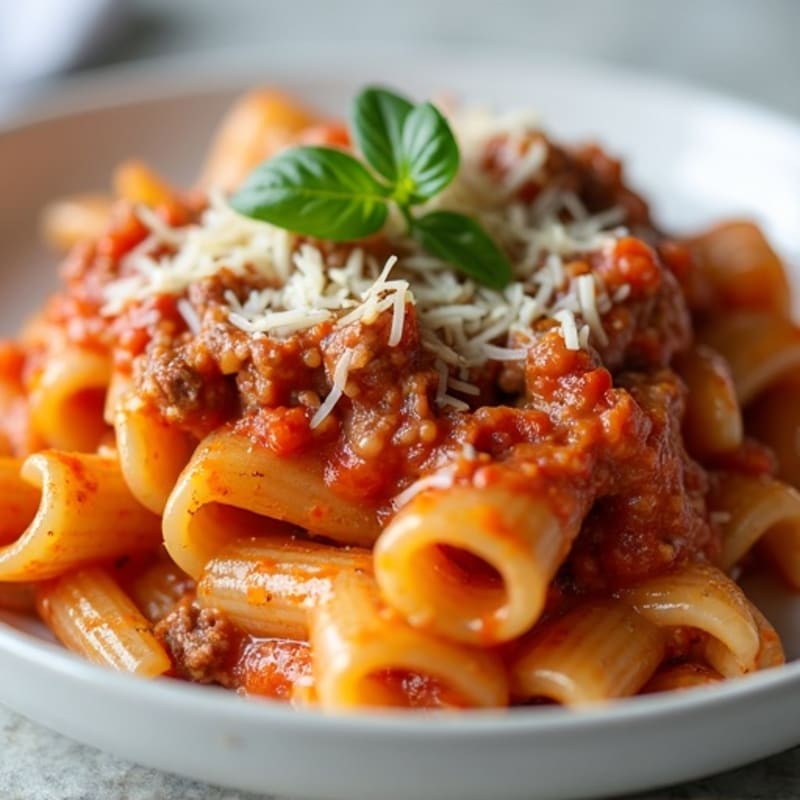 Lean Ground Beef Baked Whole Wheat Ziti