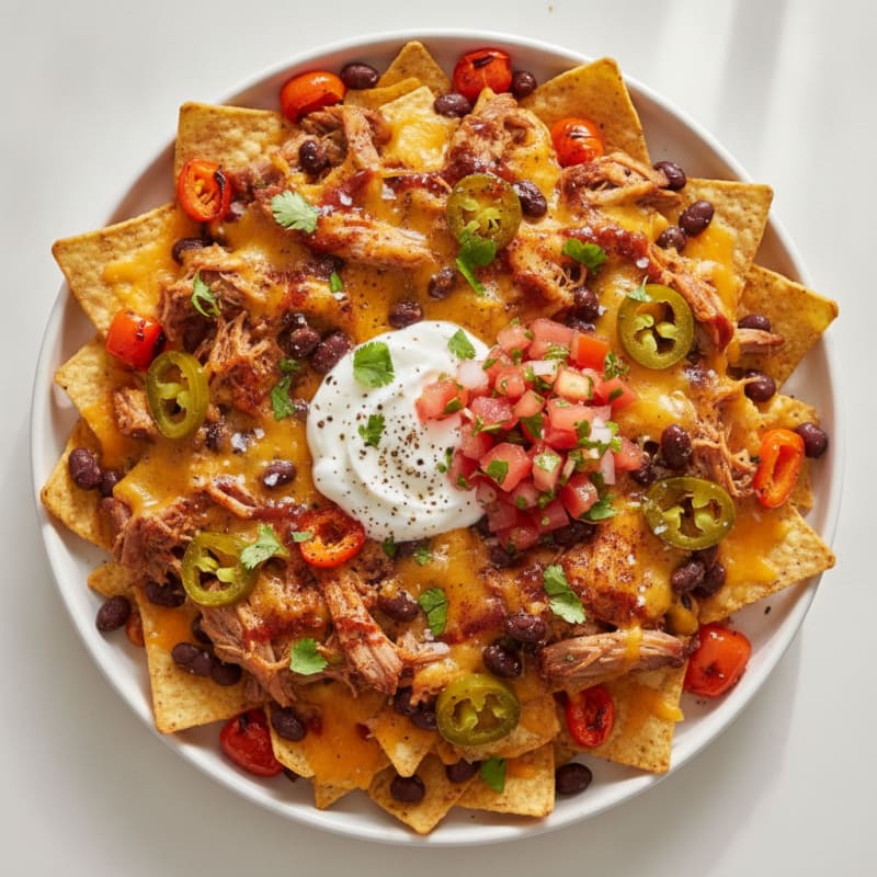 Smoky Pulled Pork Nachos