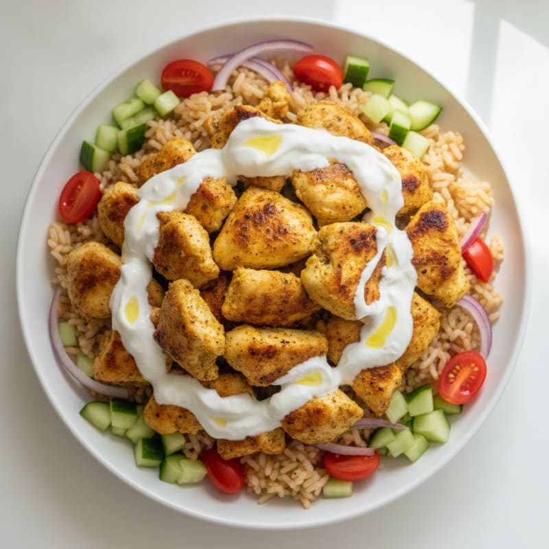 Chicken Shawarma Rice Bowl