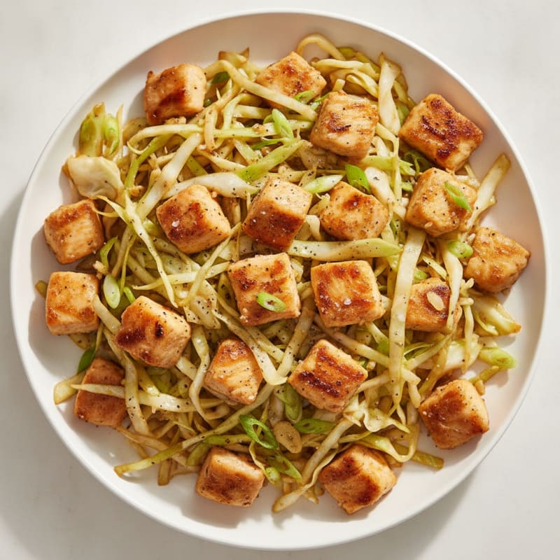 Ginger-Garlic Chicken and Cabbage Stir-Fry