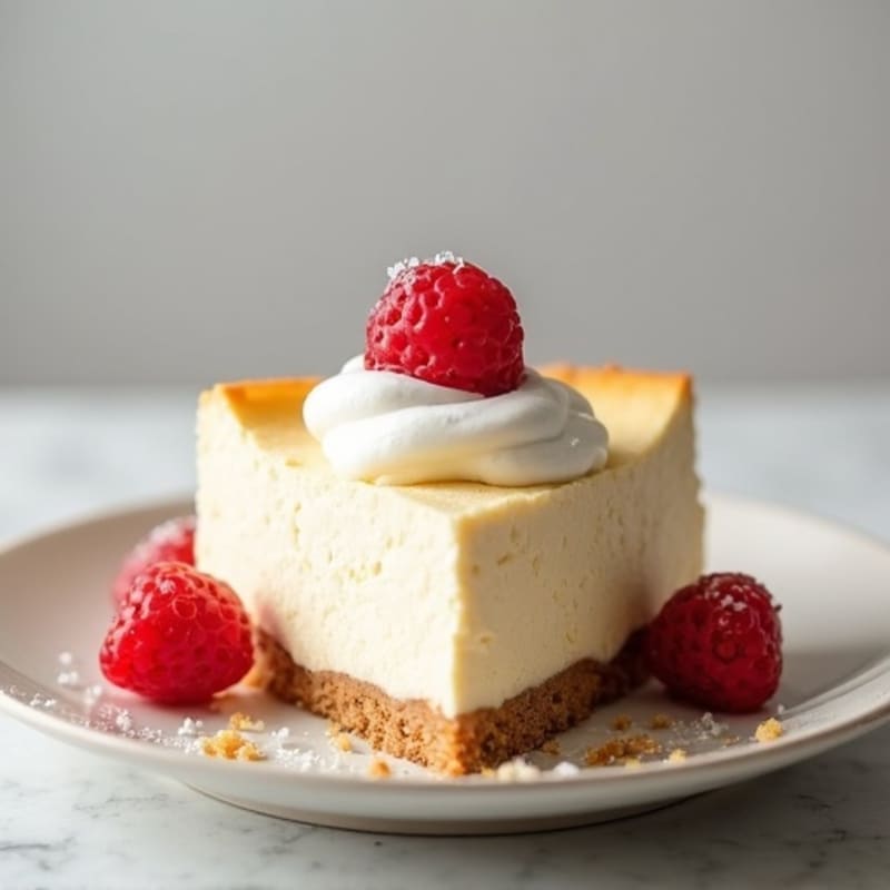 Creamy Greek Yogurt Protein Cheesecake