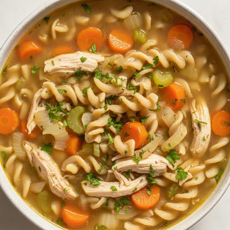 Hearty Chicken Noodle Soup