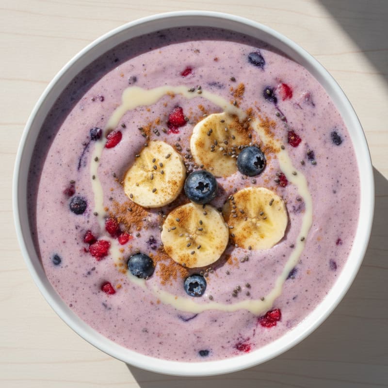 Berry Banana Protein Smoothie