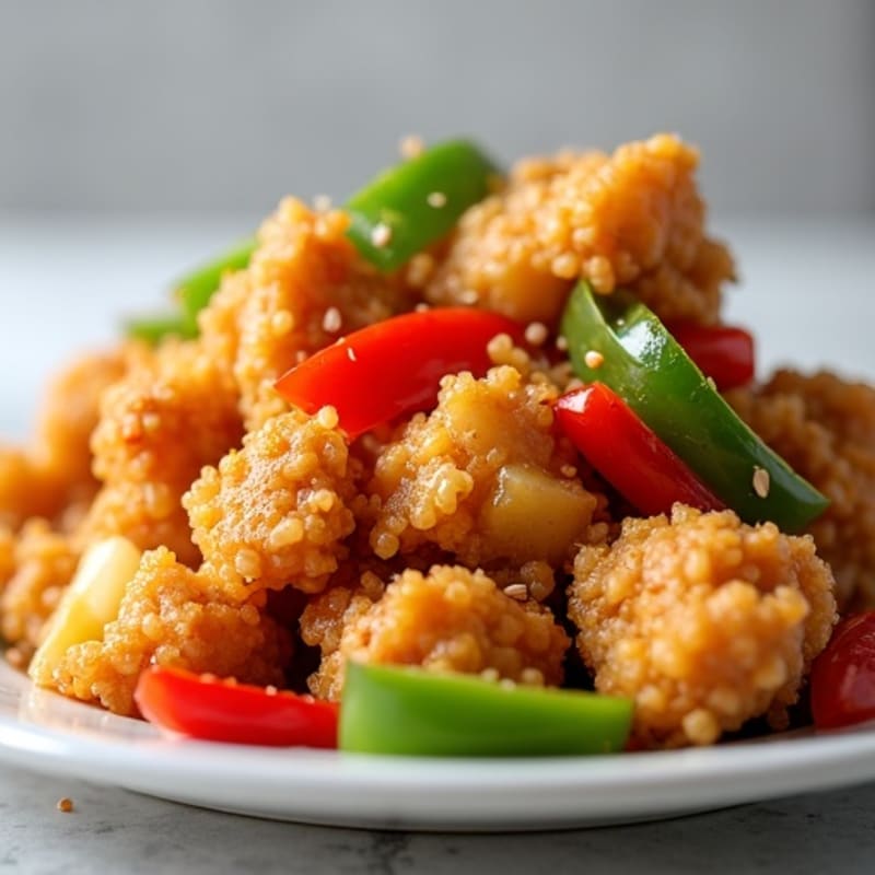 Crispy Baked Sweet and Sour Chicken