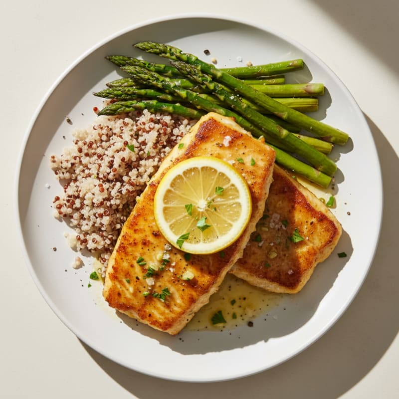 Golden Pan-Seared Basa with Zesty Lemon