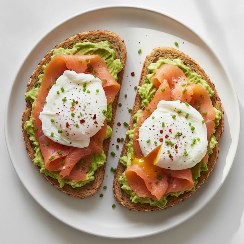 Protein-Packed Avocado and Poached Egg Toast