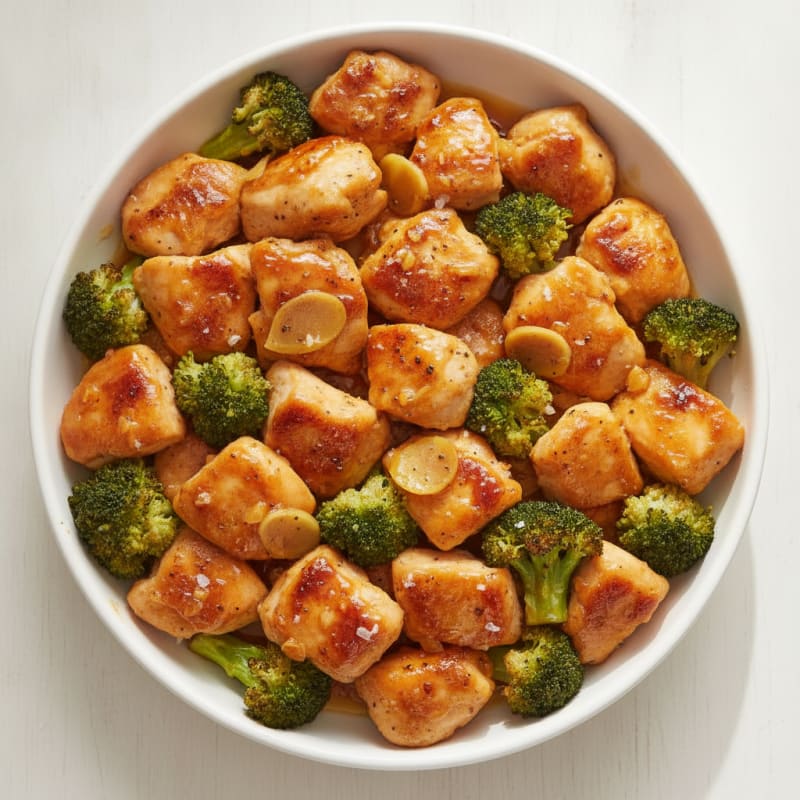 Baked Orange Chicken with Broccoli