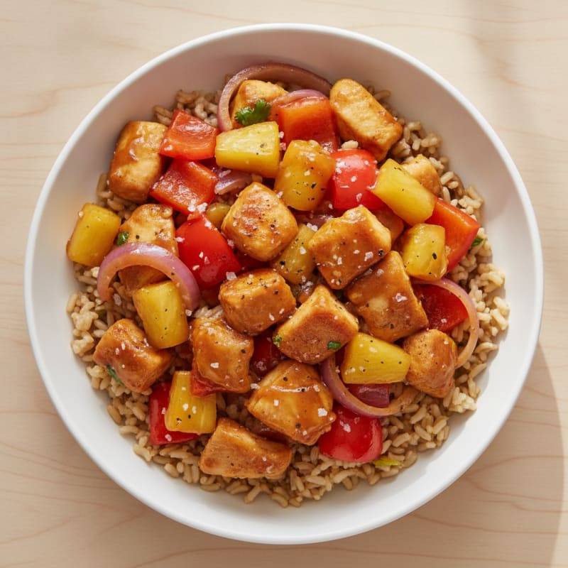 Sweet and Sour Chicken Stir-Fry
