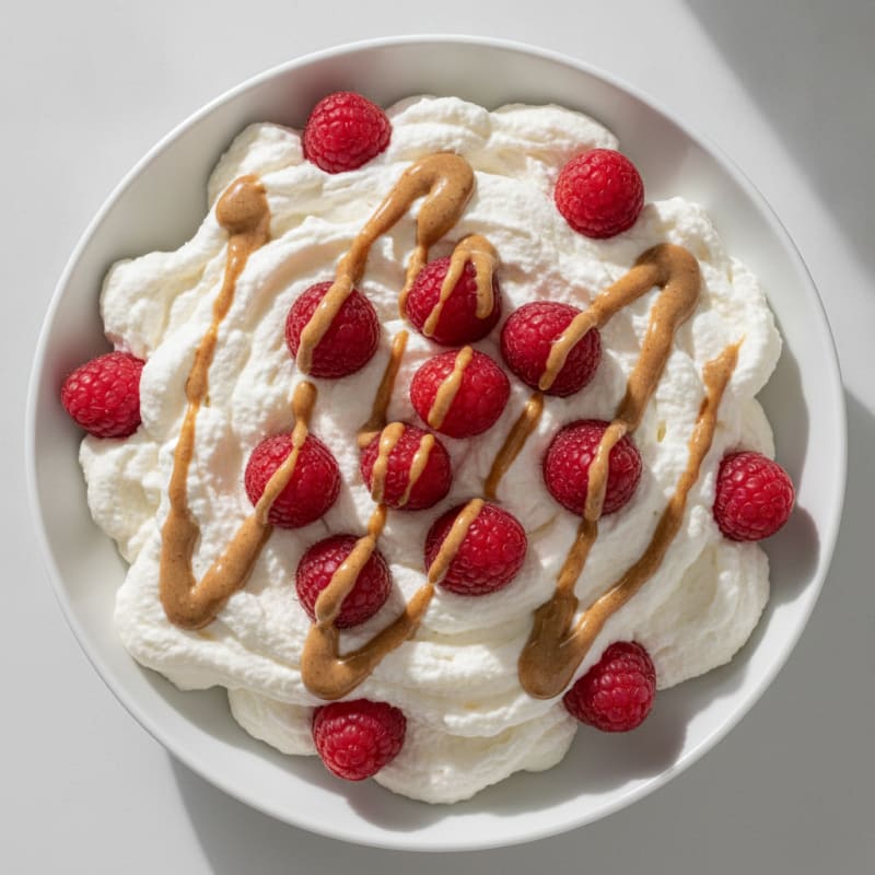 Silky Greek Yogurt Protein Mousse with Berries