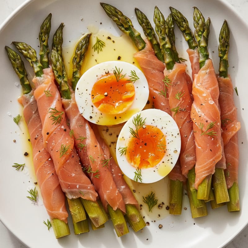 Soft-Boiled Eggs with Asparagus Soldiers