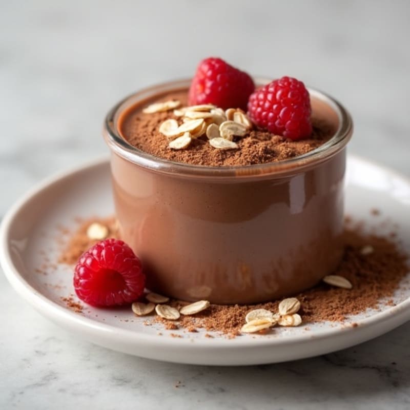 Silky Chocolate Protein Pudding with Greek Yogurt