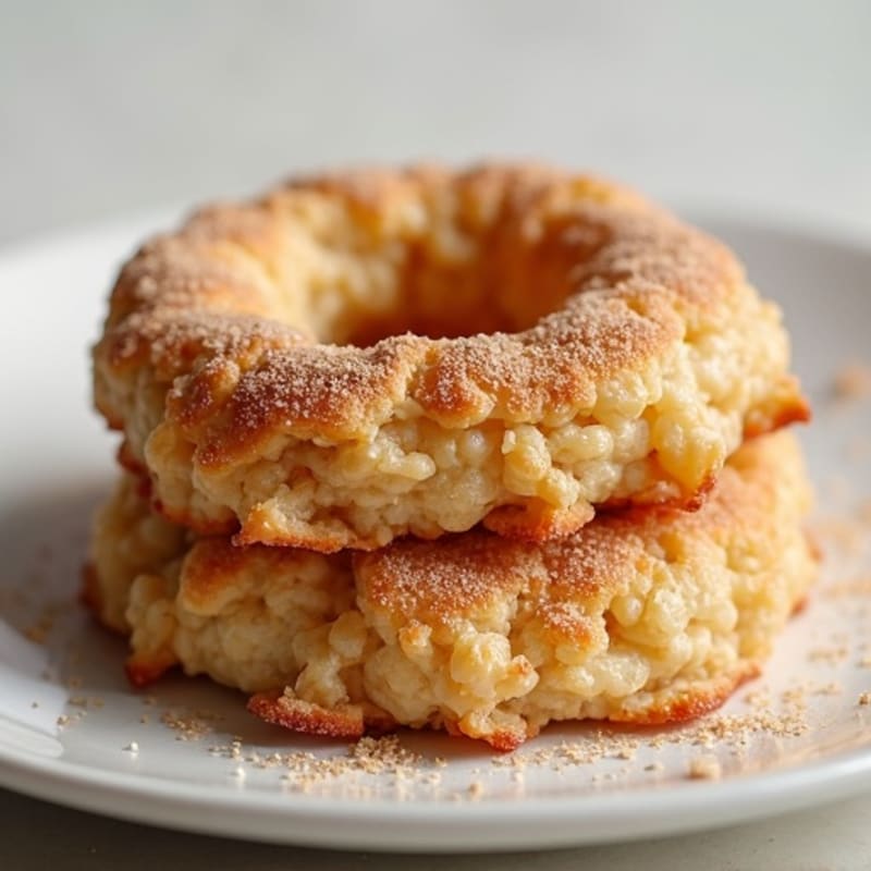 Protein-Packed Maple Cinnamon Baked Oat Rings