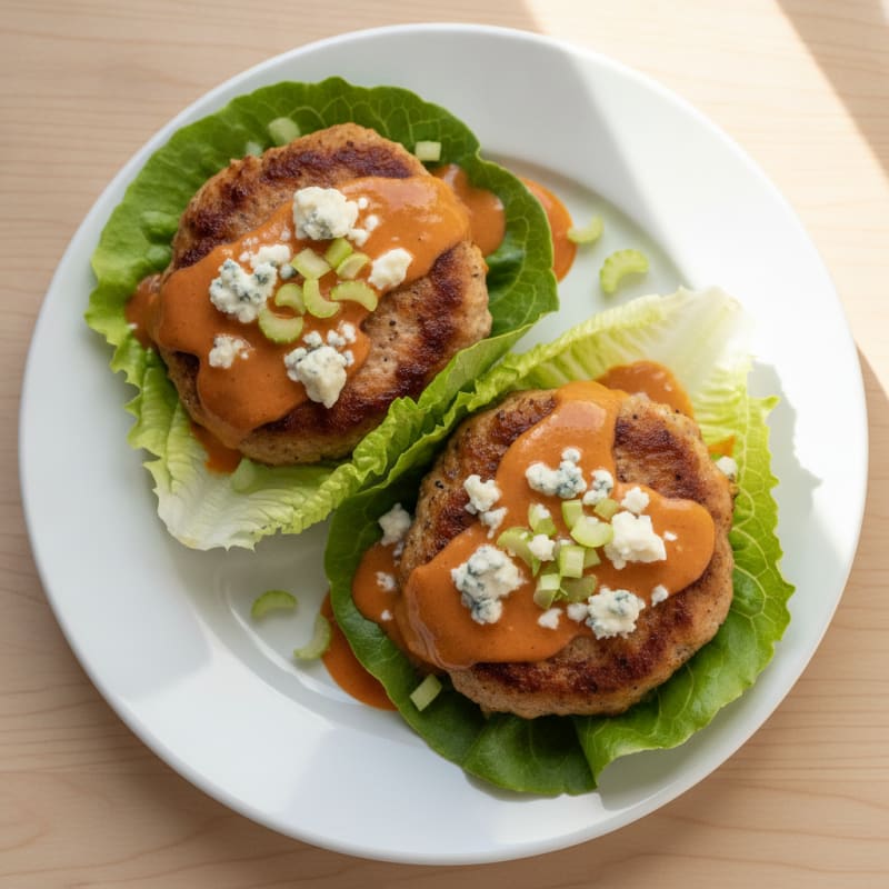 Buffalo Blue Cheese Burgers