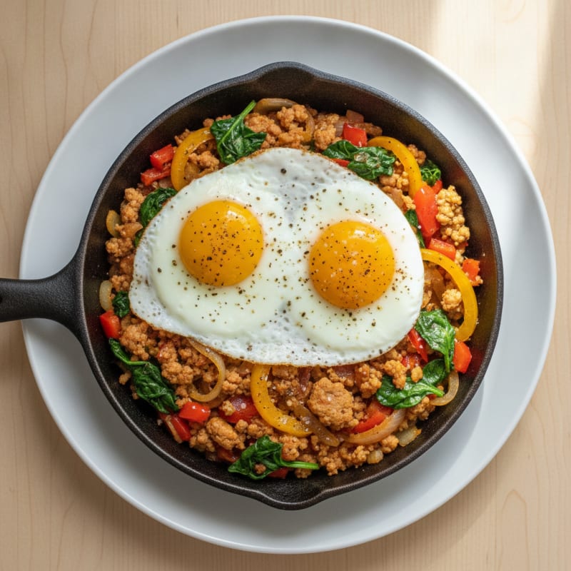 Hearty Grand Slam Breakfast Skillet