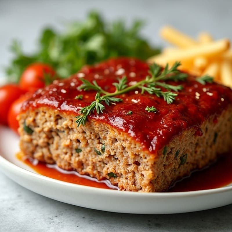 Lean BBQ Bacon Meatloaf