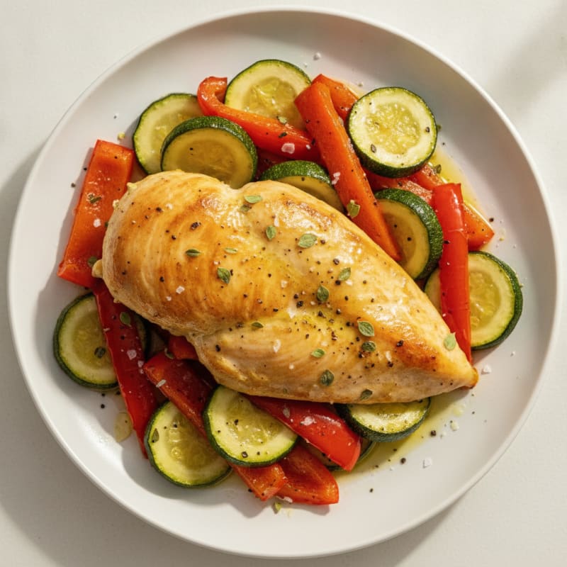 Lemon Herb Chicken & Roasted Vegetables