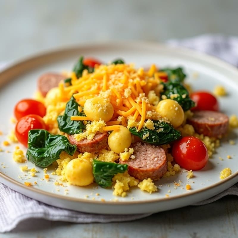 Quick Protein-Packed Egg and Veggie Scramble