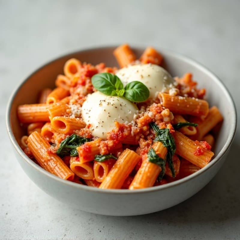 Hearty Lean Ground Turkey Baked Ziti