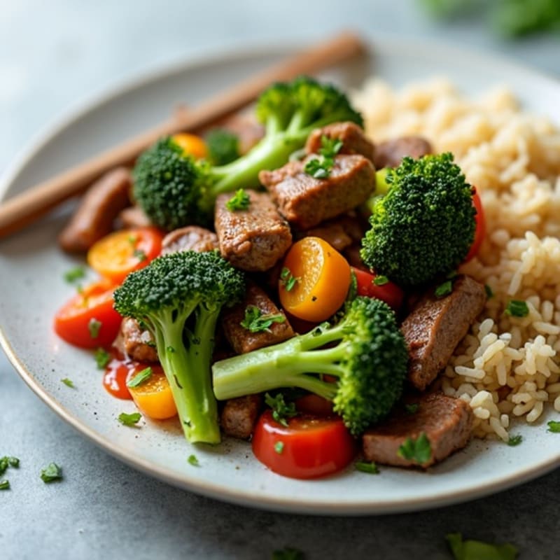 Ginger Garlic Beef and Broccoli Stir-Fry