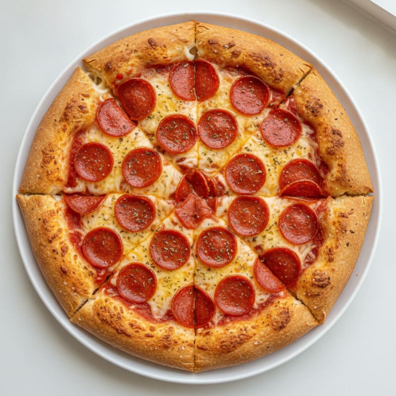 Stuffed Crust Pepperoni Pizza