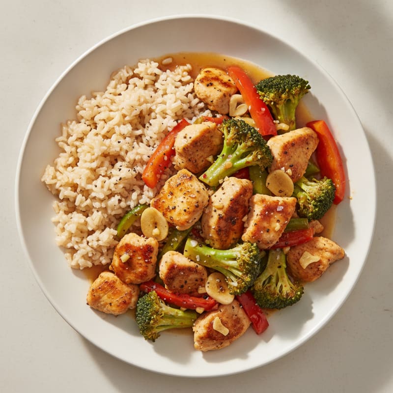 Ginger-Garlic Chicken Stir-Fry