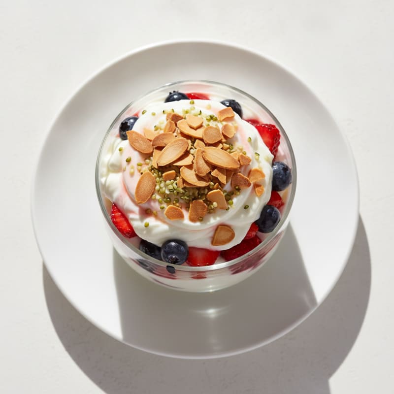 Creamy Greek Yogurt Protein Parfait with Berries