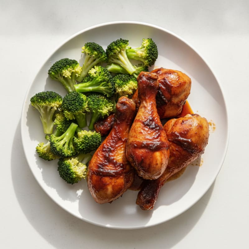 BBQ Glazed Chicken Legs