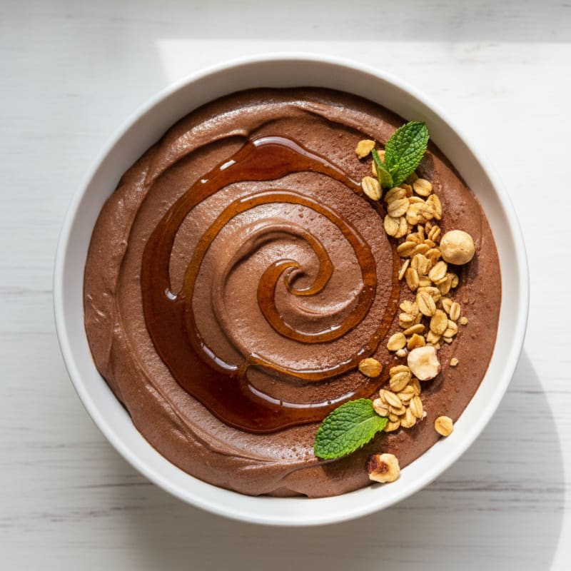 Silky Chocolate Protein Pudding